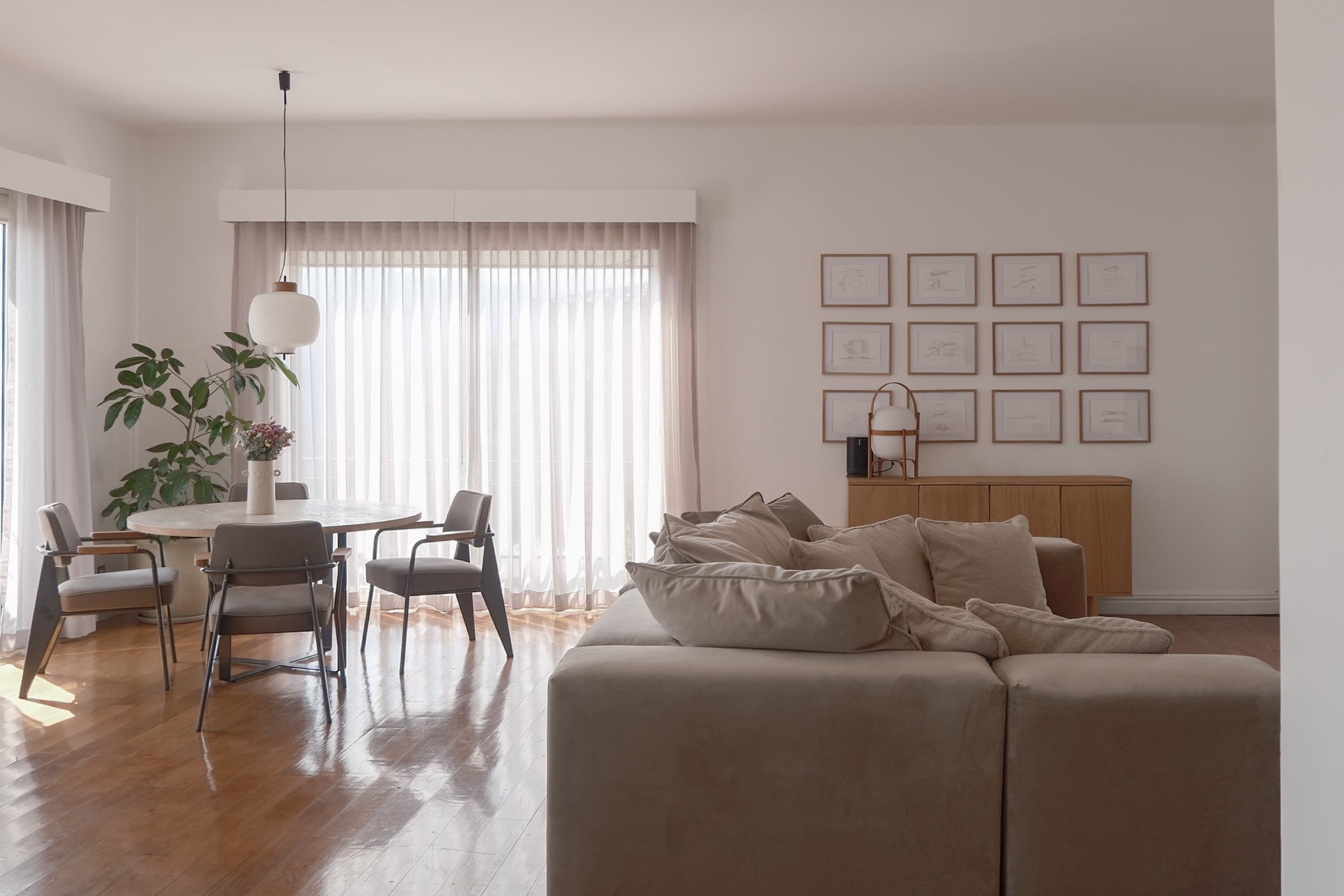 Sala completa con sillón modular